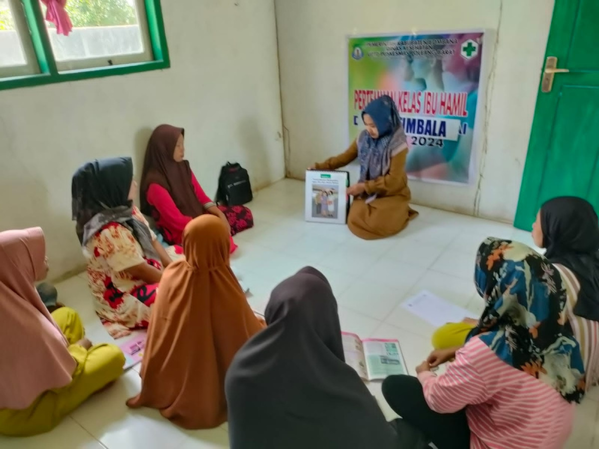 Pertemuan Kelas Ibu Hamil Desa Timbala