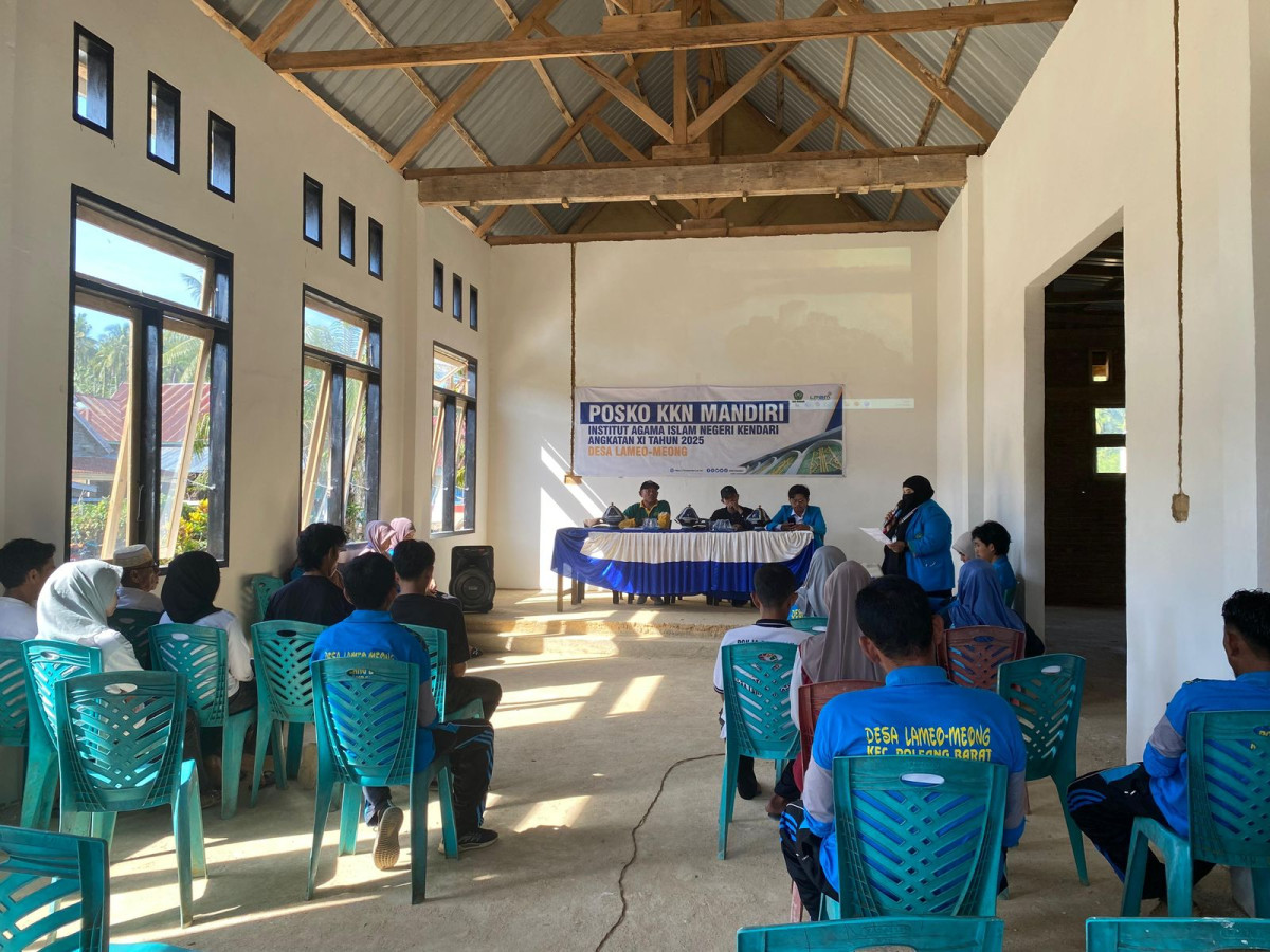 Penerimaan mahasiswa KKN IAIN Kendari