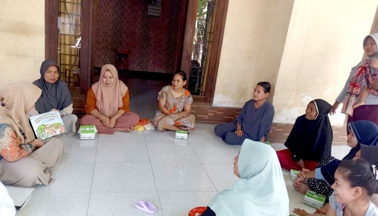 MELAKUKAN PENYULUHAN BINA KELUARGA BALITA