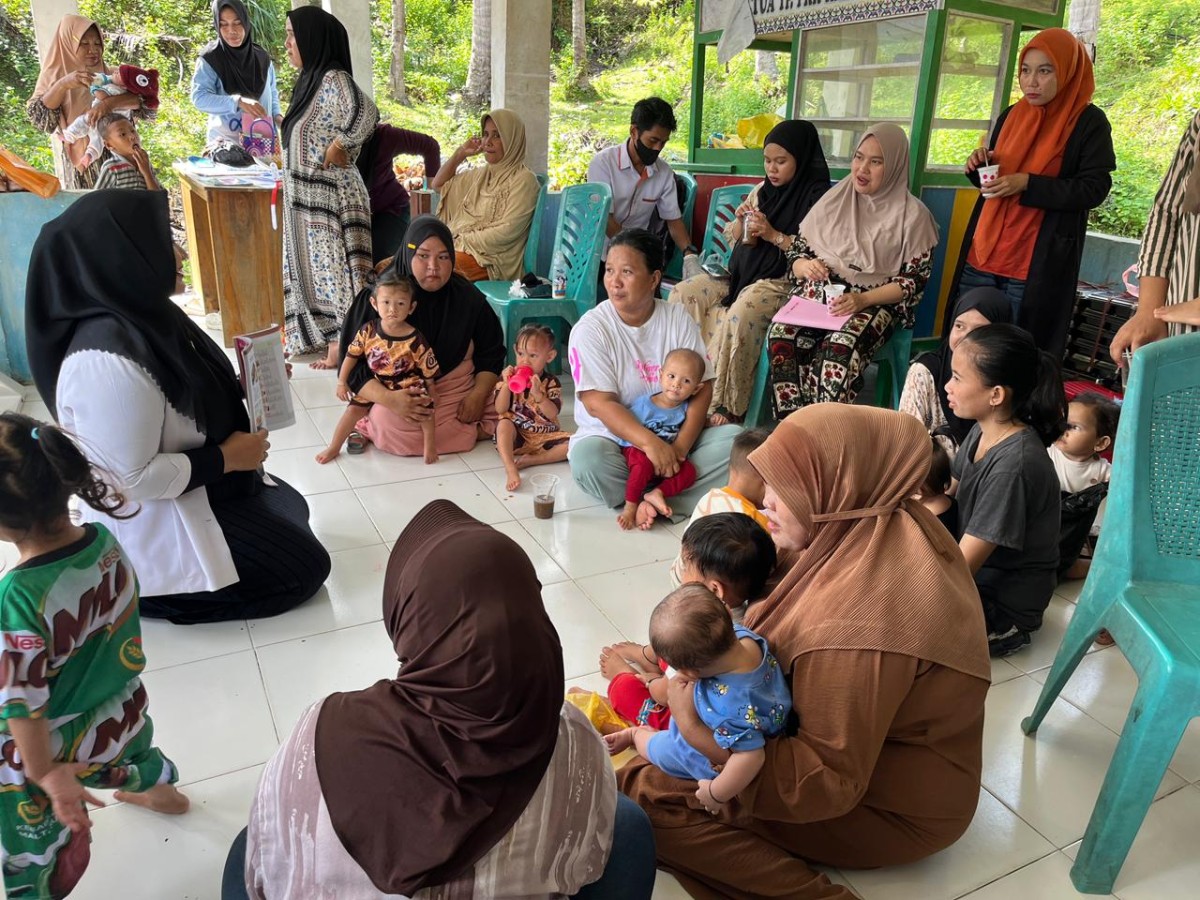 MELAKUKAN PENYULUHAN BINA KELUARGA BALITA