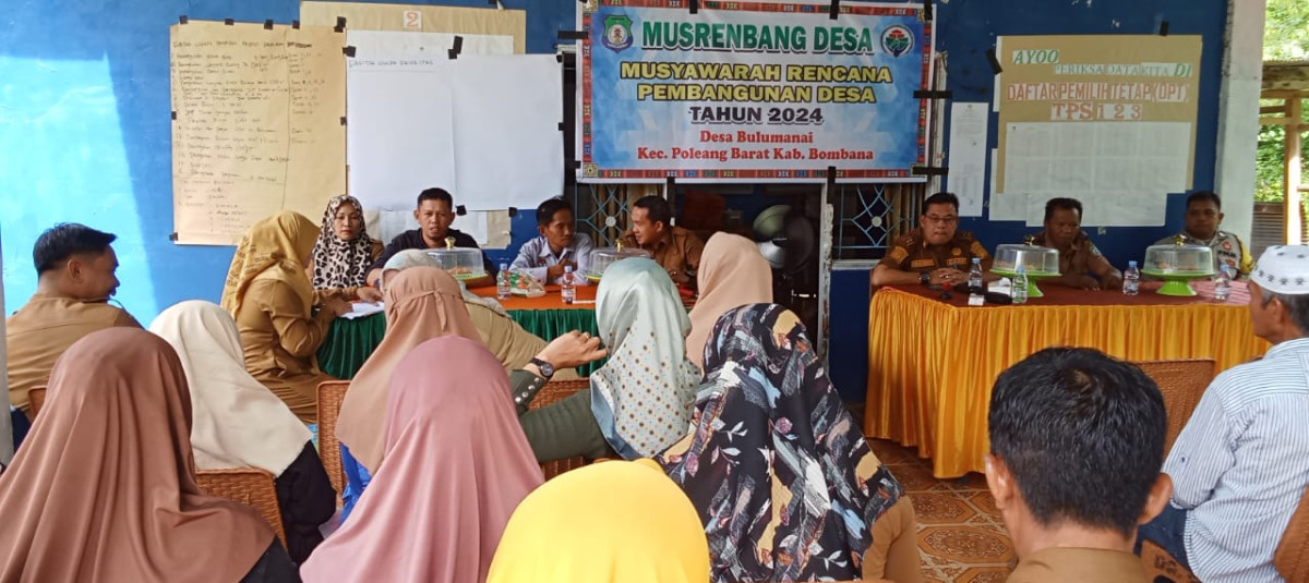 KEGIATAN MUSREMBANG DESA DI DESA BULUMANAI