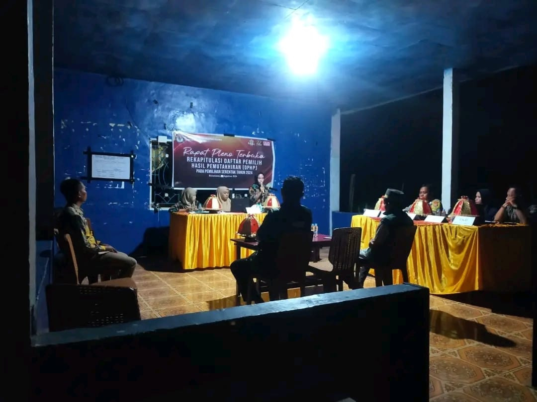 RAPAT PLENO REKAPITULASI DAFTAR PEMILIH HASIL PEMUTAKHIRAN ( DPHP )