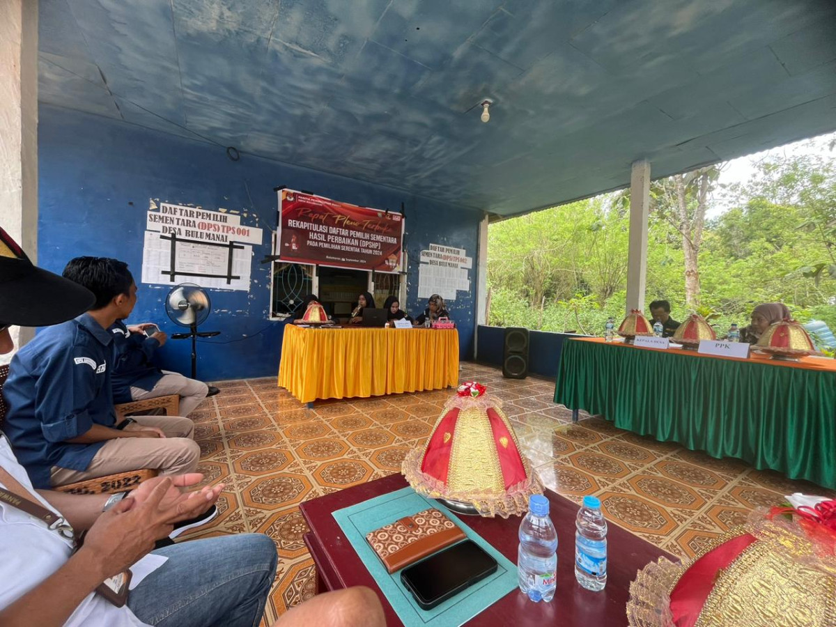 Rapat Pleno Terbuka Rekapitulasi Daftar Pemilih Sementara Hasil Perbaikan (DPSHP)