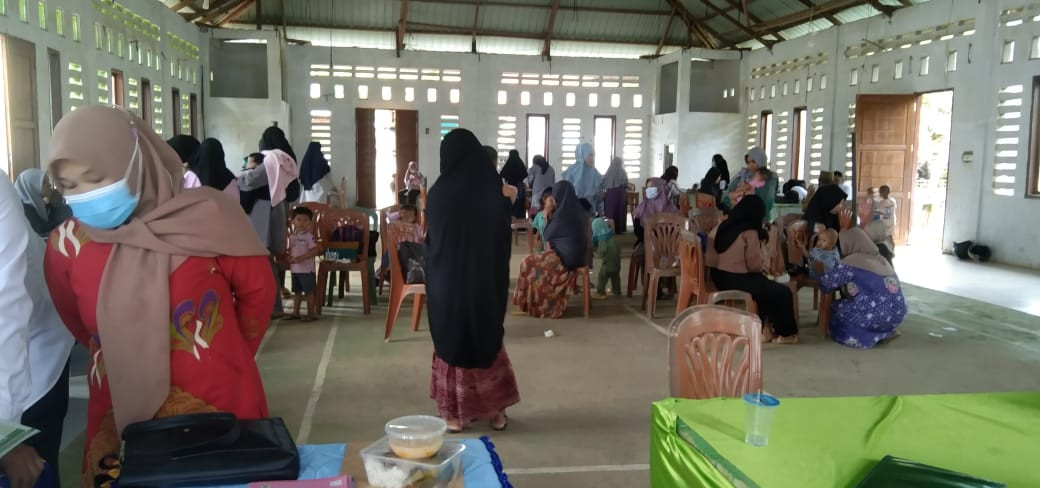 kegiatan posyandu desa pongkalero