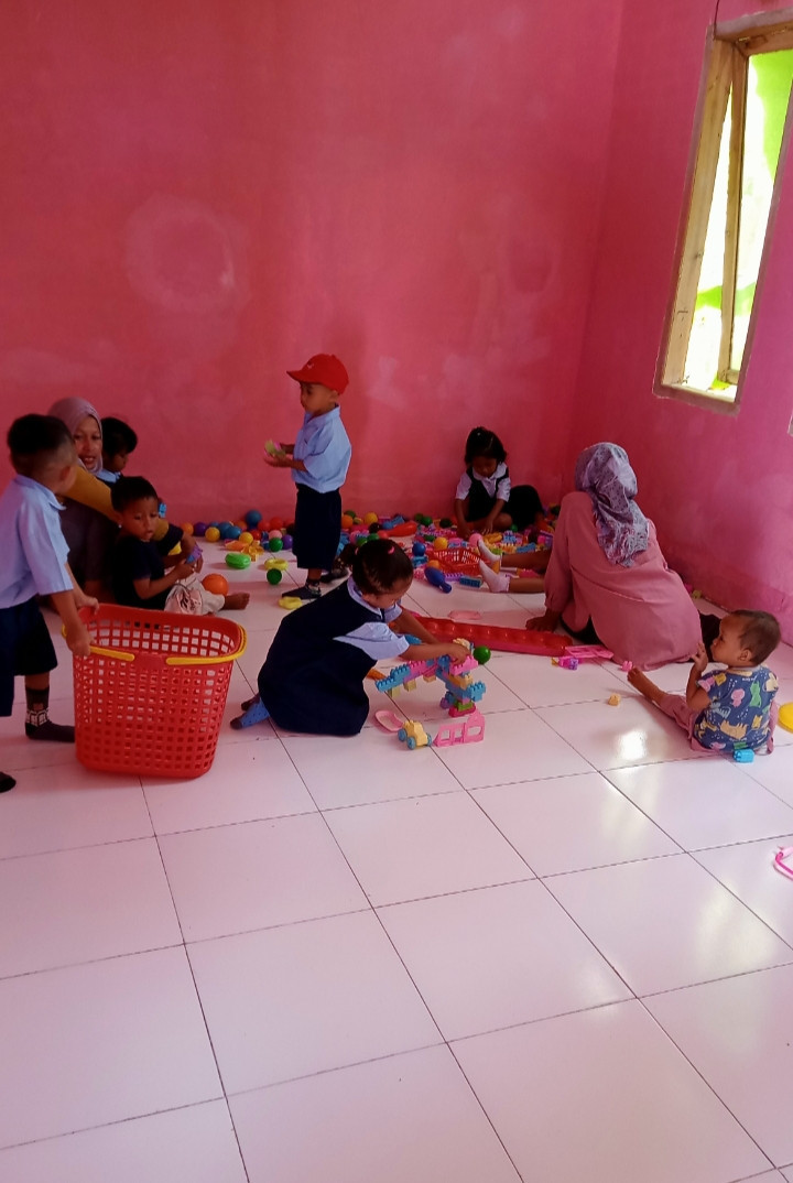 Kegiatan Bermain di PAUD Lagundi Desa Masara