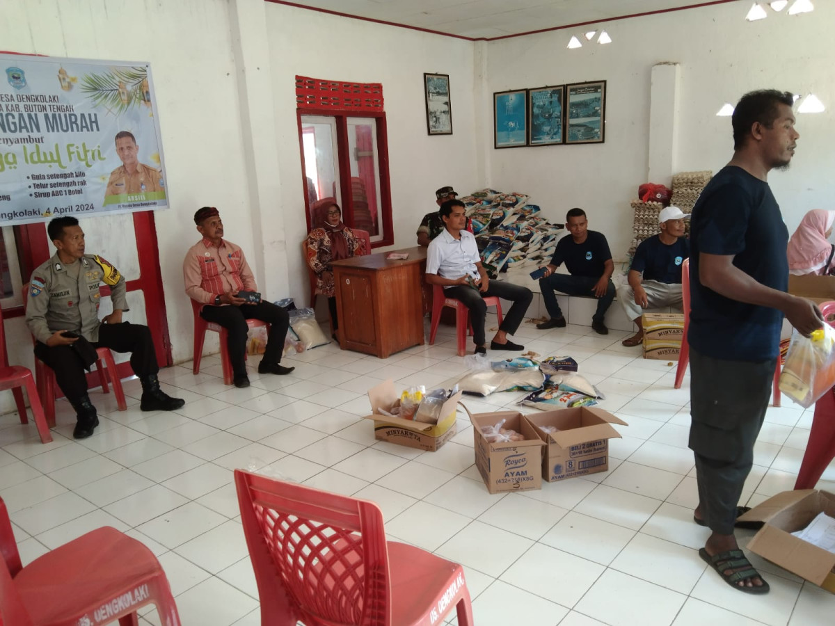 PELAKSANAAN PASAR MURAH RAMADHAN DESA OENGKOLAKI