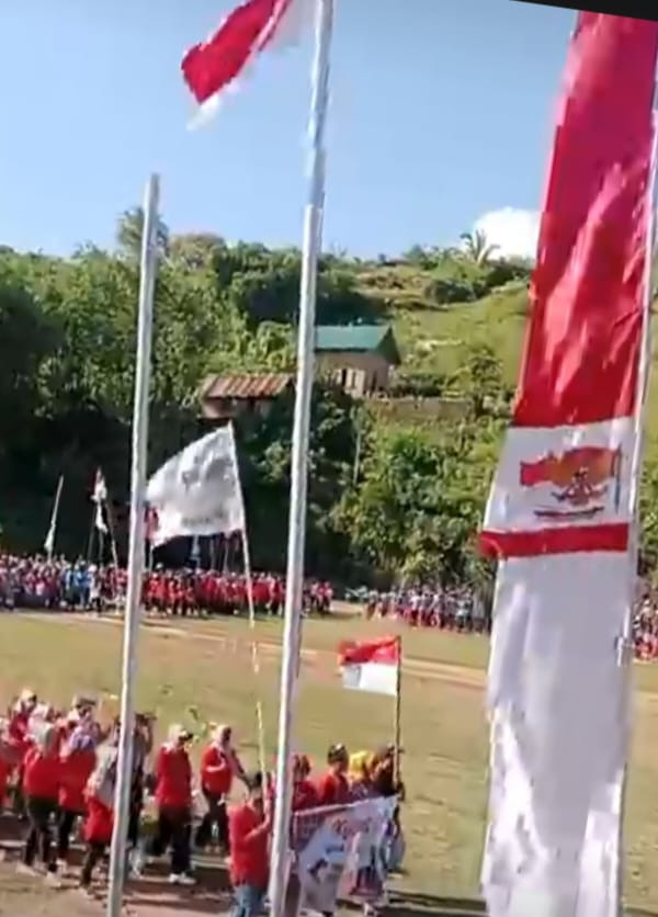 Upacara Pembukaan HUT RI Ke 79 tingkat kecamatan Lapandewa