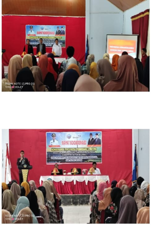 Kegiatan Rapat Koordinasi Penurunan Stunting  Tingkat Kabupaten Buton Selatan