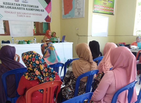 Kegiatan pertemuan Mini Lokakarya Tingkat Kecamatan Kendari tahun 2019