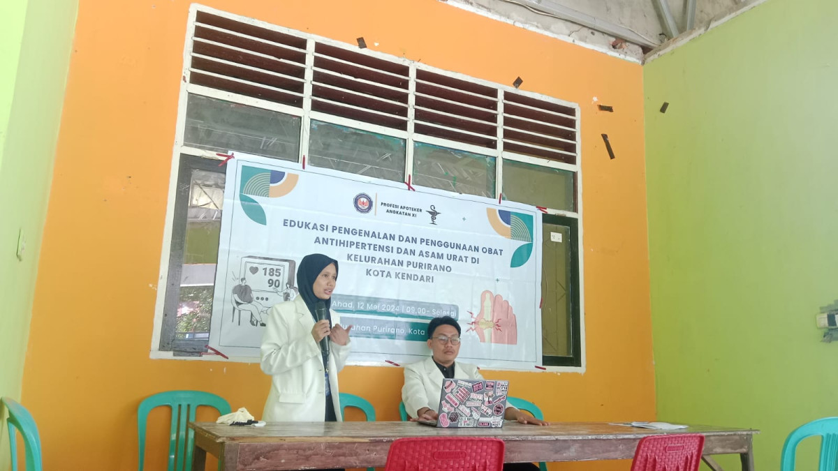 Edukasi dan Penggunaan Obat Anti Hipertensi dan Asam Urat