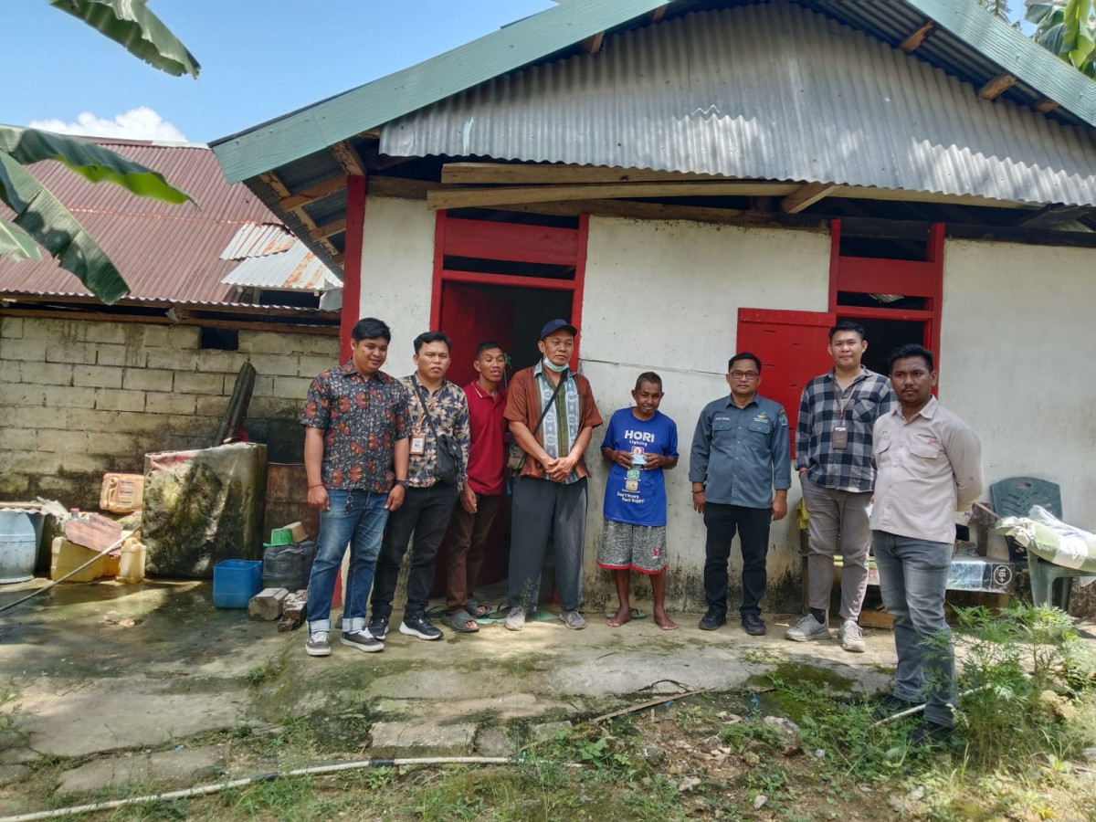 Kunjungan Dinas Sosial kota Kendari Di rumah Warga Berkebutuhan Khusus