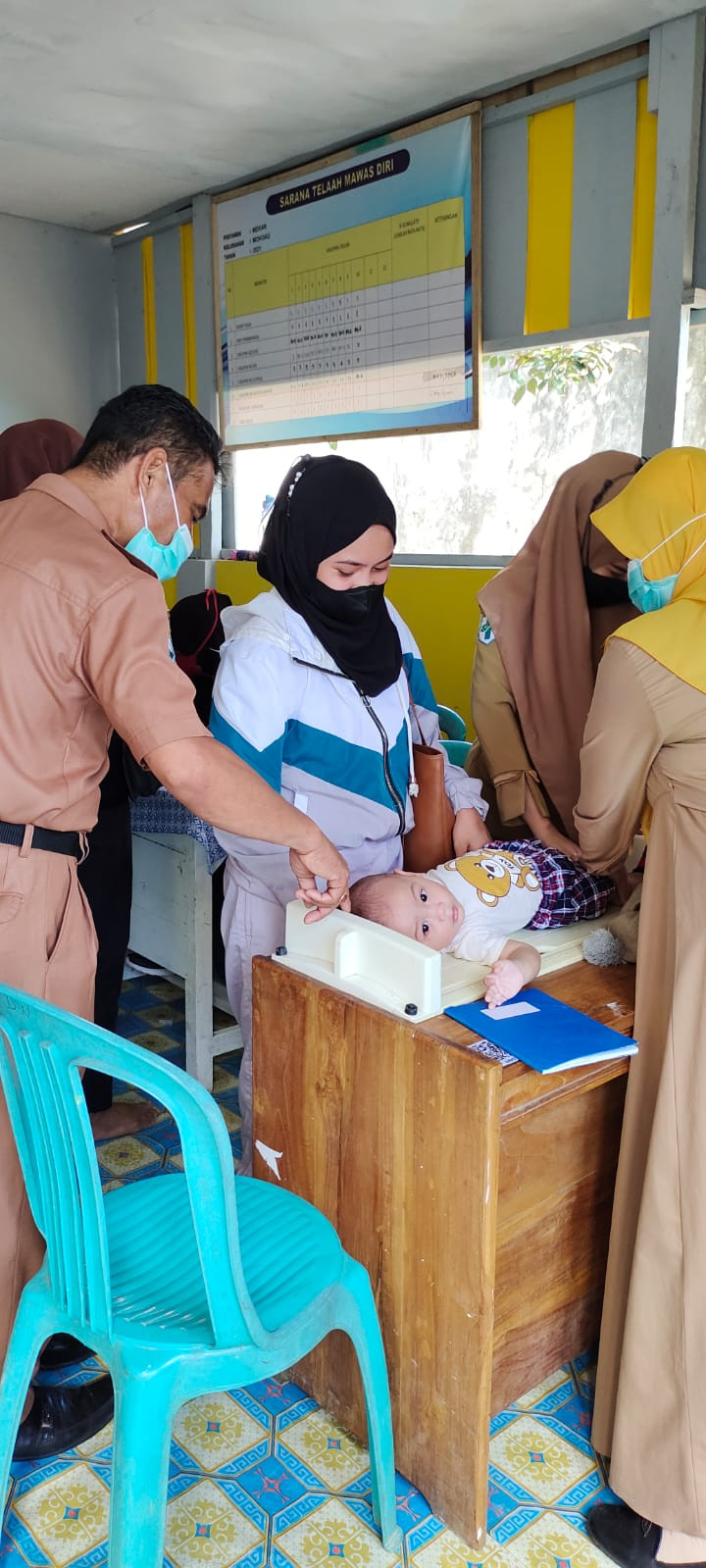 Pokja Reproduksi/ pengukuran badan bayi