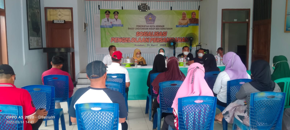 Pokja lingkungan/Sosialisasi Persampahan oleh dinas Lingkungan hidup