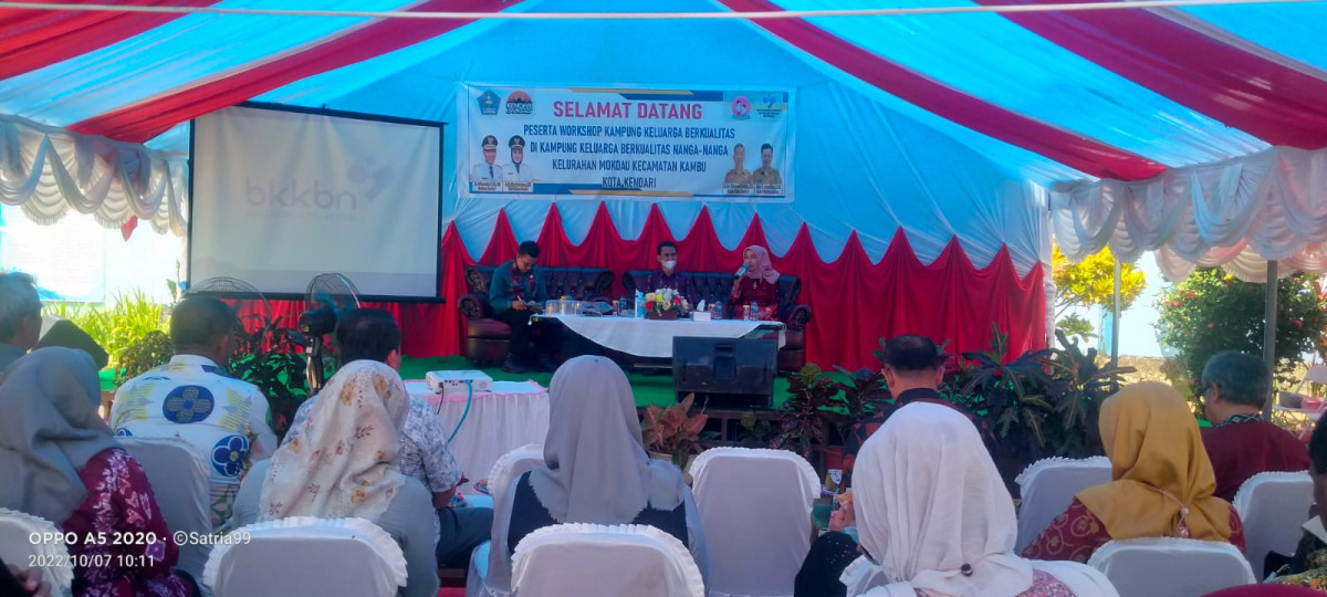 Dialog perkembangan kampung KB Nanga-Nanga bersama Kemendagri dan Direktur Analis Dampak Kependudukan