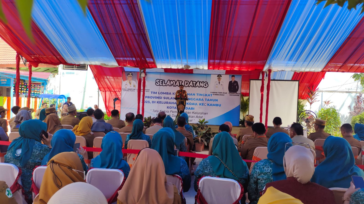 Kegiatan Lomba Kelurahan Tingkat Provensi, Kelurahan Mokoau wakili kota kendari