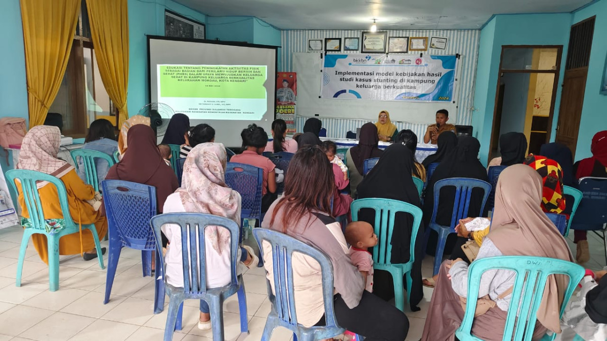 Kegiatan Implementasi  Model Kebijakan  hasil studi Kasus Stunting Di Kampung Keluarga Berkualitas nanga-nanga kel mokoau
