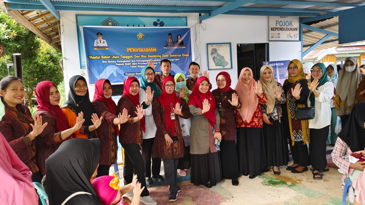 Penyuluhan " Mental sehat , Jiwa Tangguh dan Gizi seimbang Demi Generasi Emas"