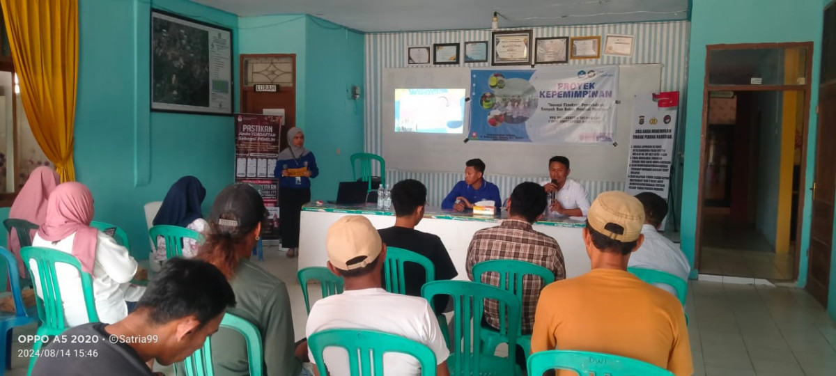 Sosialisasi pemanfaatan limbah Ban Bekas menjadi furnitur yang bernilai Ekonomis