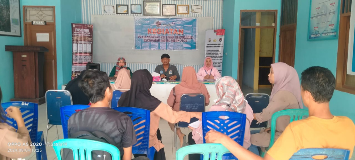 Pokja kampung  keluarga berkualitas  kel Mokoau