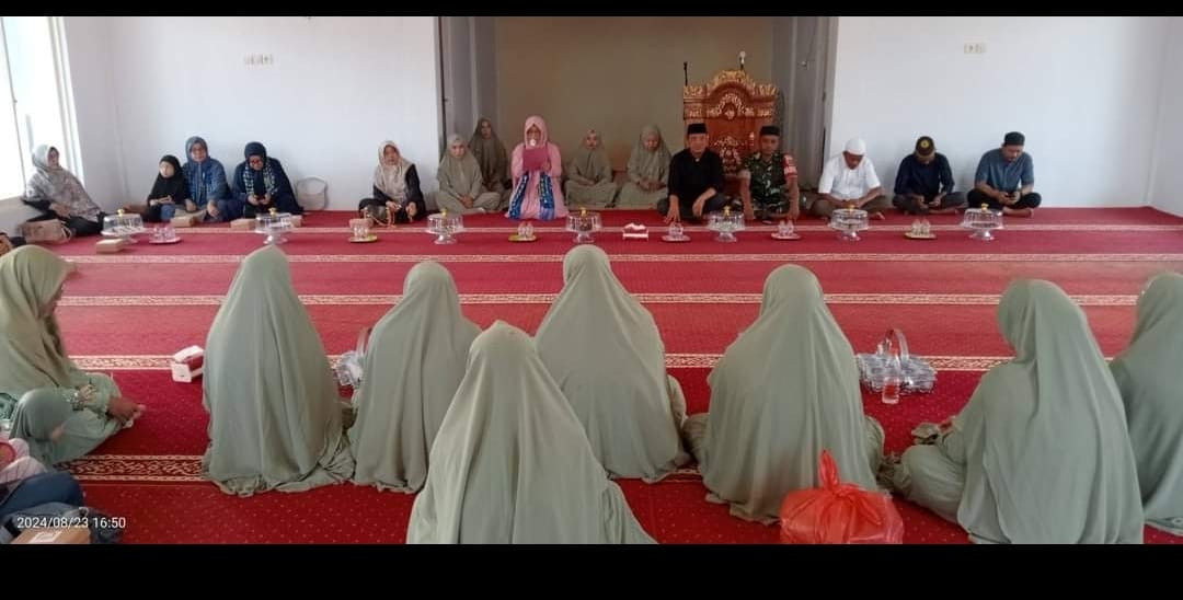 Pengukuhan Majelis Taklim AR RAHMAN  kel Mokoau