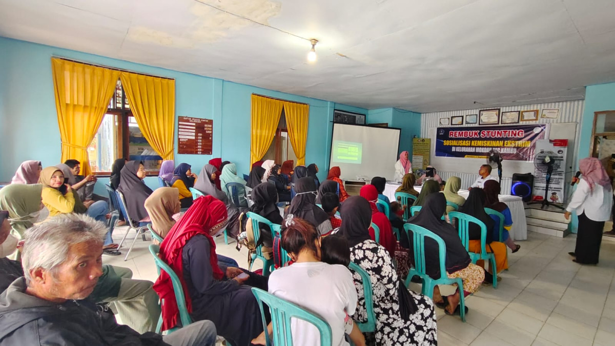 Kegaiatn Rembuk Stunting '' sosialisasi kemiskinan ekstrim''