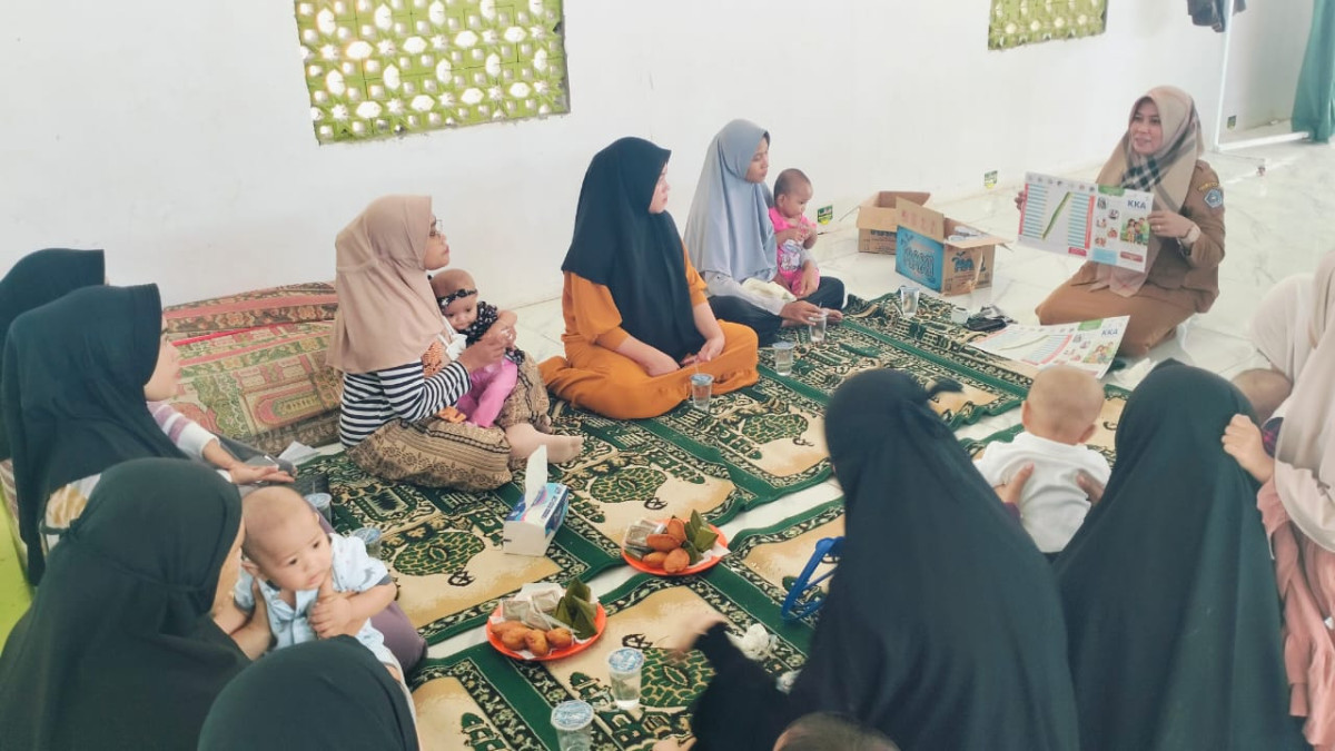 Pembinaan pada Kelompok BKB Kasih Ibu tentang Pengisian KKA