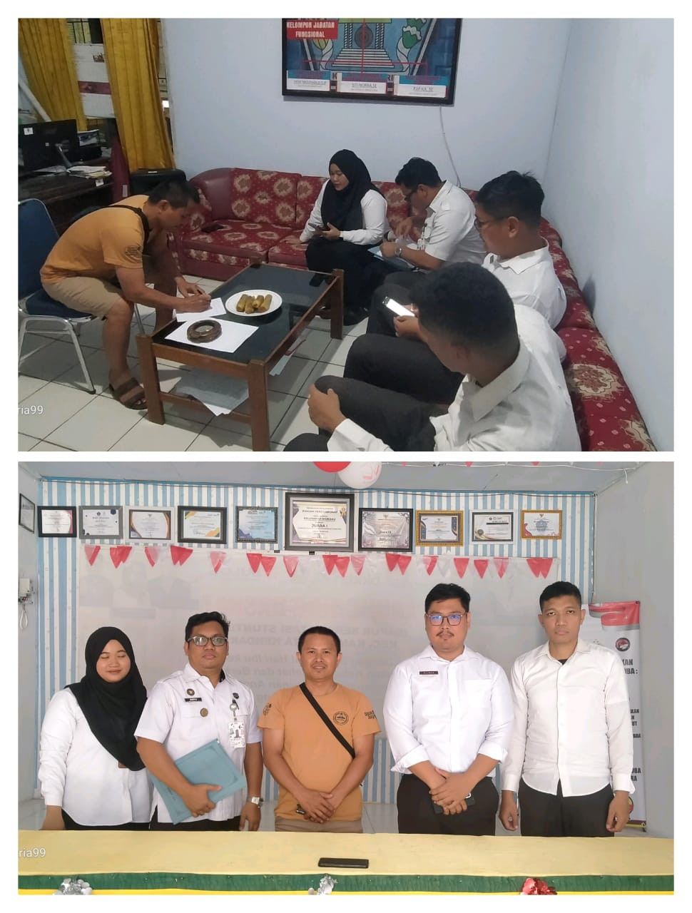 Menerima Tamu dari Balai Permasyarakatan Provinsi Sultra