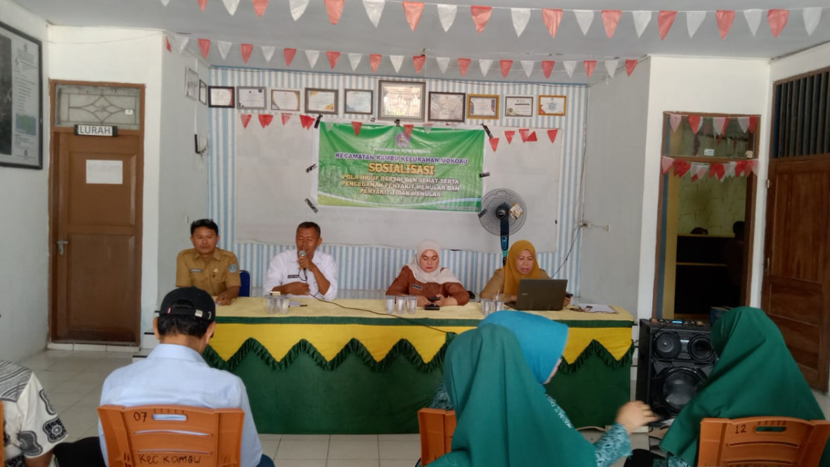 Sosialisasi Pola Hidup Bersih dan Sehat serta Pencegahan Penyakit Menular dan Penyakit Tidak Menular