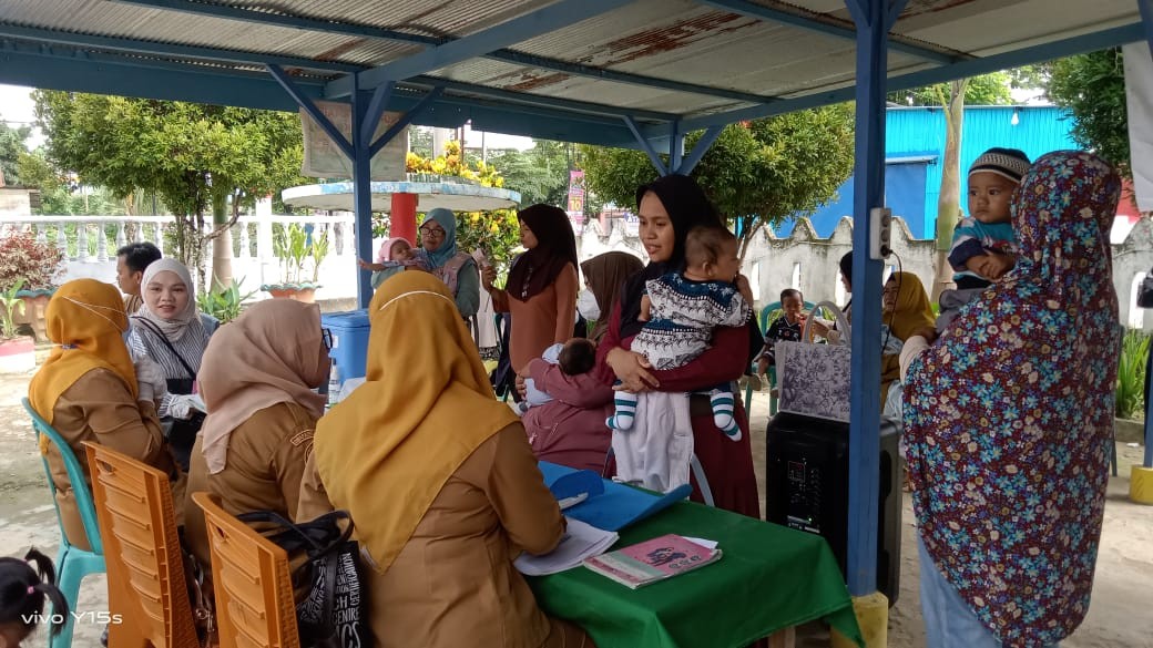 Kegiatan Posyandu Balita Mekar Kelurahan Mokoau