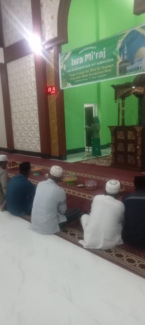 Acara Isra Miraj di Wilayah RW 02 BTN Azatata