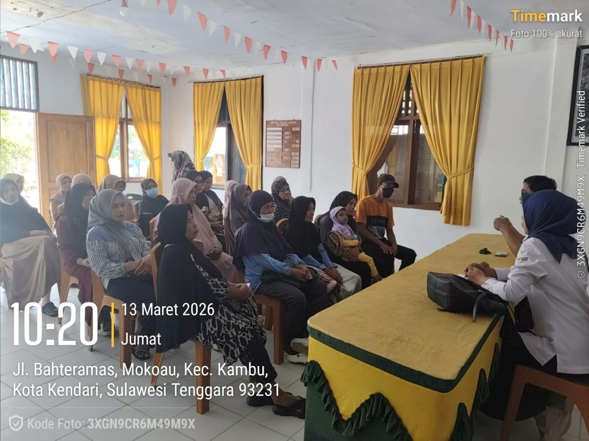 pertemuan pendampingan PKH kel Mokoau