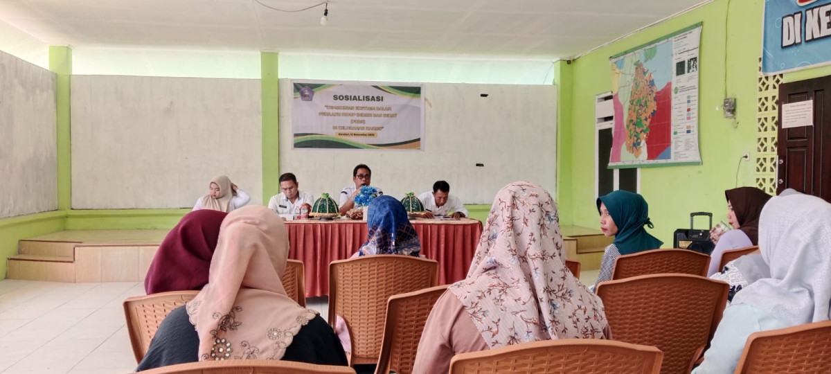 SOSIALISASI KEMISKINAN EKSTREM DALAM PERILAKU HIDUP BERSIH DAN SEHAT