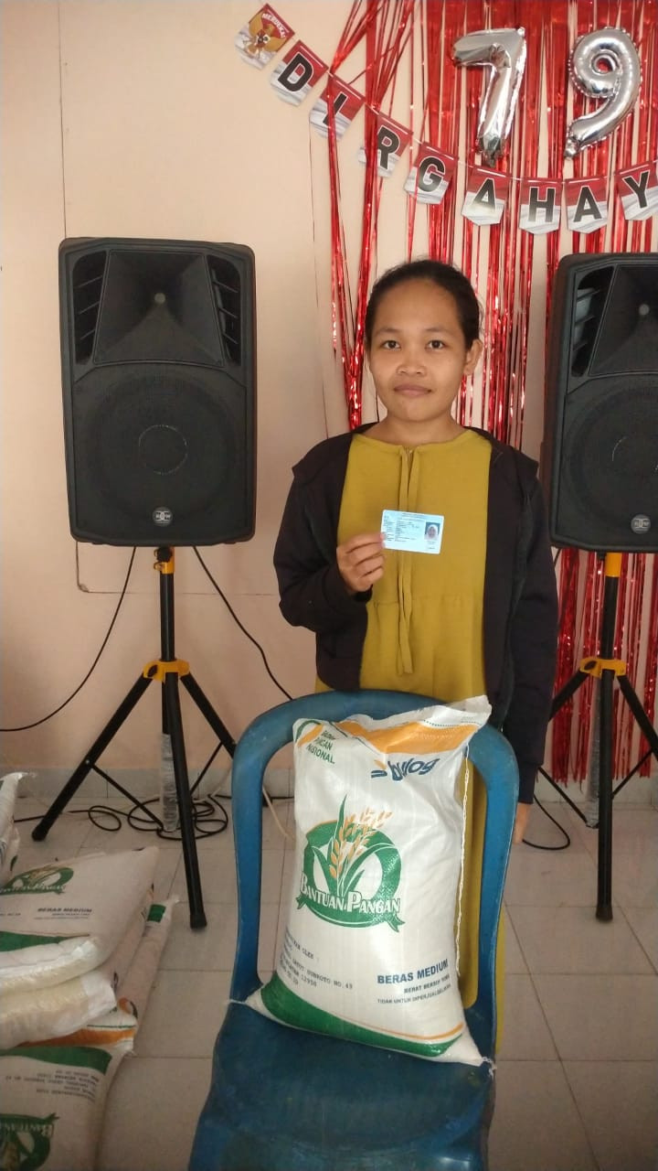 penyerahan bantuan beras CBP