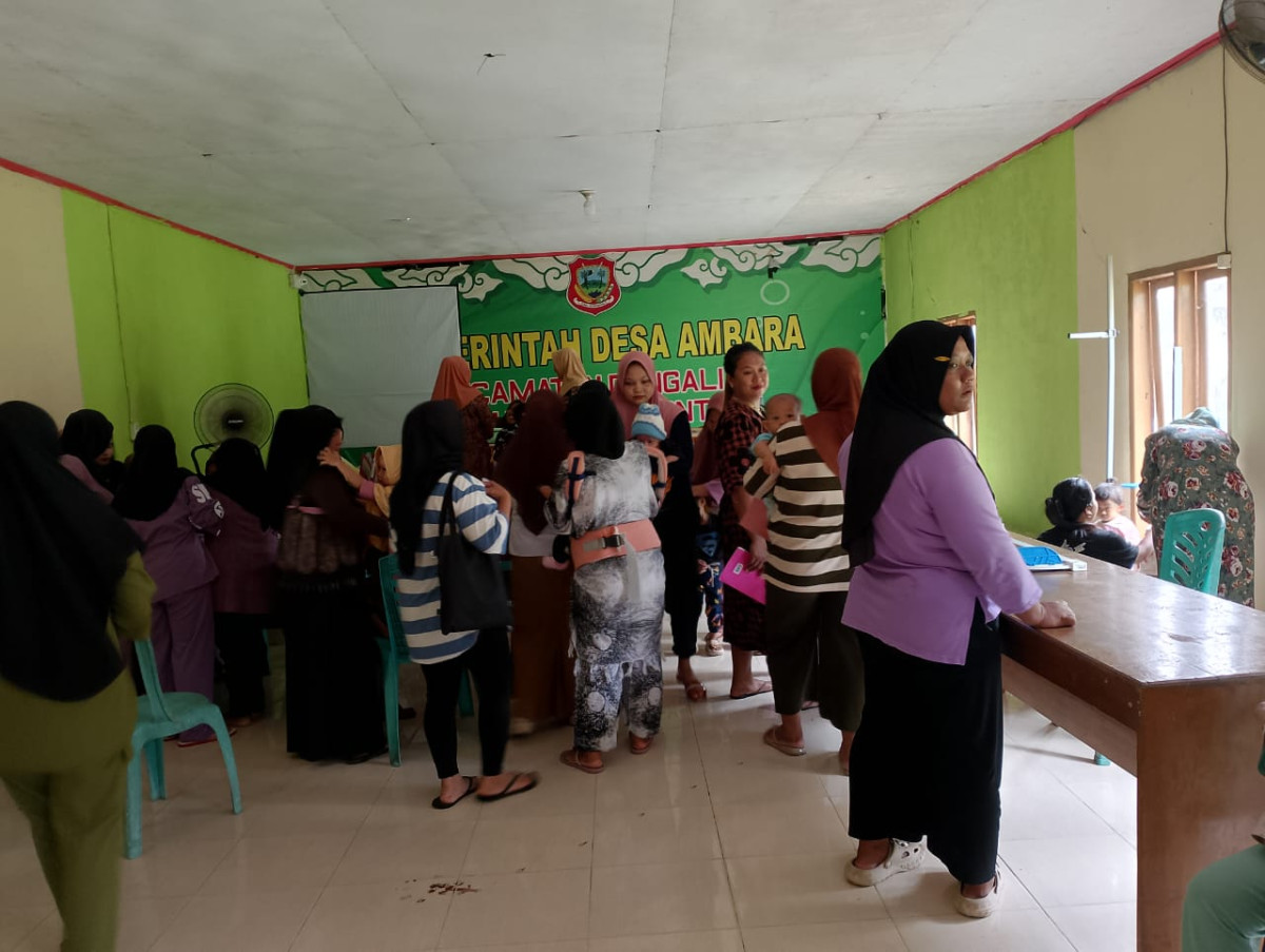 Kegiatan Posyandu ILP Desa dan Pemberian PMT Balita, Ibu Hamil