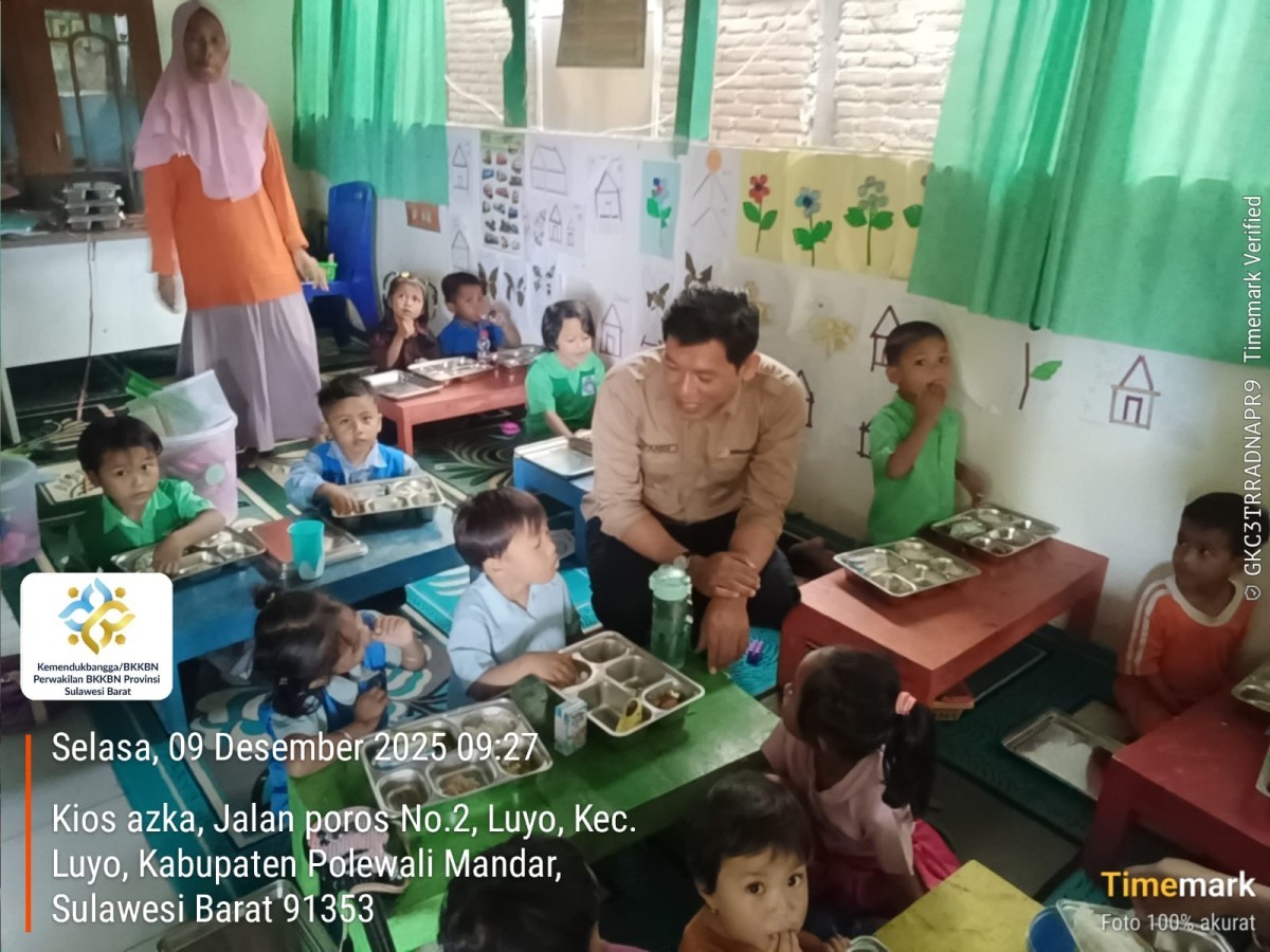 Pemantauan MBG Sasaran PAUD