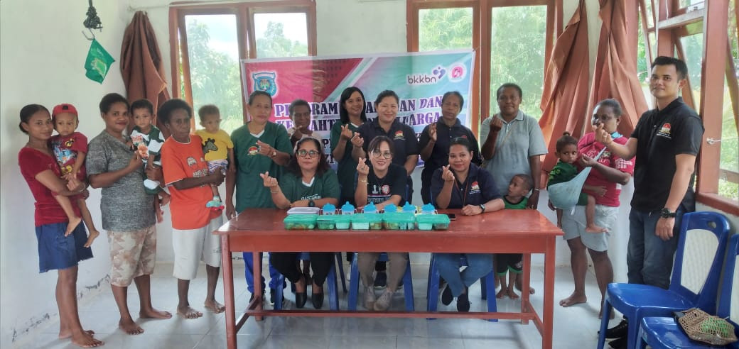 Kegiatan Ketahanan dan kesejahteraan keluarga melalui pemberian makanan bergizi atasi stunting